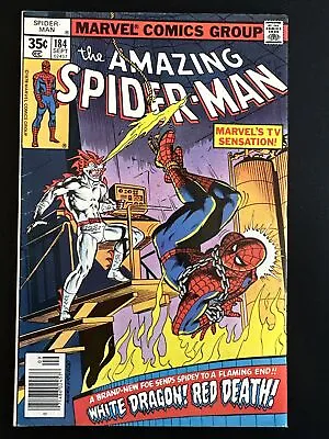 Buy The Amazing Spider-Man #184 Marvel Comics 1st Print Bronze Age 1978 Fine • 8£