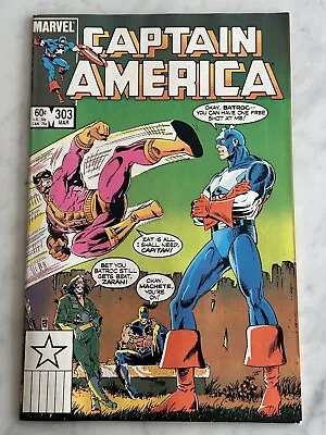 Buy Captain America #303 VF/NM 9.0 - Buy 3 For Free Shipping! (Marvel, 1985) AF • 3.80£