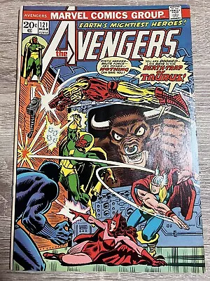 Buy AVENGERS #121 (1974) Taurus, Swordsman, Mantis, John Romita, Marvel Comics • 12.01£