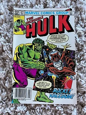 Buy Incredible Hulk #271 FN 6.0 Marvel Comics 1981 Newsstand • 98.79£