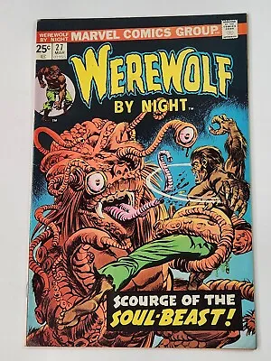 Buy Werewolf By Night 27 1st App Dr. Glitternight Necromancer Bronze Age 1975 W/ MVS • 17.37£