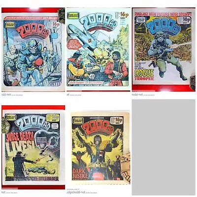 Buy 2000AD Prog 148-151 224-228 416-427 1st Dark Judges. Death Rogue Trooper Comics • 402.99£