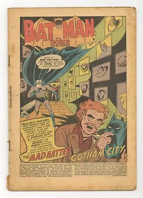 Buy Detective Comics #230 Coverless 0.3 1956 1st App. Mad Hatter • 138.36£