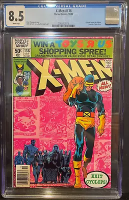 Buy Uncanny X-Men #138 CGC 8.5 • 39.53£