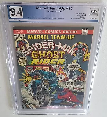 Buy Marvel Team-up 15 Not Cgc Pgx Graded 9.4 First Spider-man And Ghost-rider  • 260.80£