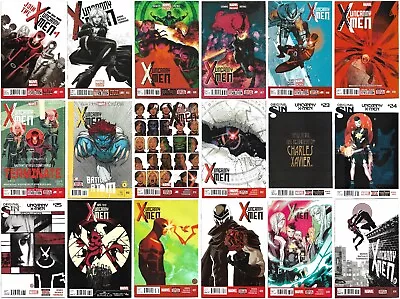 Buy Uncanny X-Men (Vol 3 2013-15) #1,2,5,7,8,10,11,13,14,22,23-25,25-RI,27,28,30,31 • 24.68£
