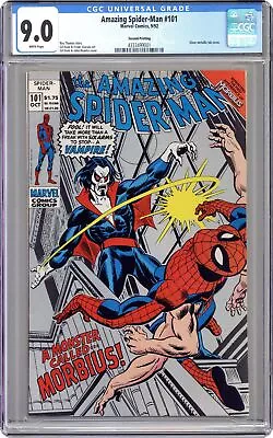 Buy Amazing Spider-Man #101 2nd Printing CGC 9.0 1992 4333499001 1st App. Morbius • 56.77£