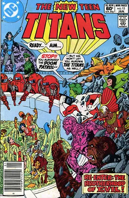 Buy NEW TEEN TITANS #15 VF 1982 M.Wolfman G.Perez DC Nst.Ed. *Ships Free W/$35 Combo • 3.12£