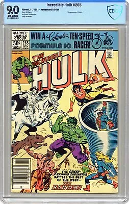 Buy Incredible Hulk #265 CBCS 9.0 Newsstand 1981 21-2F6BB83-010 • 27.98£