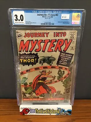 Buy Journey Into Mystery #83 (1962) - Cgc Grade 3.0 - 1st App Of Thor! 3762017004 • 5,988.09£