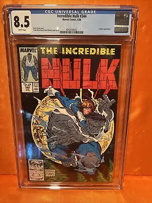 Buy Incredible Hulk #344 CGC 8.5 Todd McFarlane Cover. • 39.57£