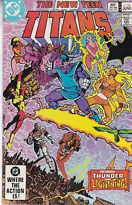 Buy Dc Comics New Teen Titans Vol. 1 #32 June 1983 1st App Thunder & Lightning • 4.99£