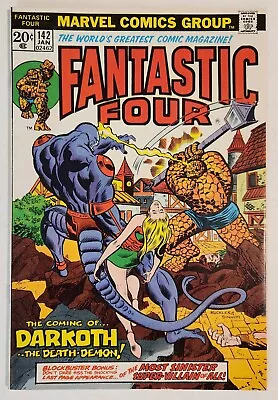 Buy Fantastic Four #142 (1974, Marvel) VF 1st App Darkoth The Demon • 8.64£