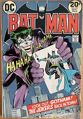 Buy Batman #251 Sept 1973 Iconic Neal Adams Joker Cover 🔥🔥 Lots Of Pictures • 425£