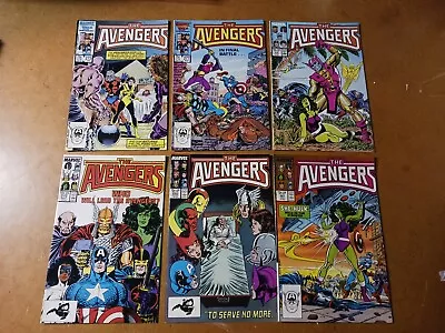 Buy Avengers COPPER AGE Lot: No. 275, 277, 278, 279, 280, 281, Namor, She-Hulk, Kang • 15.74£