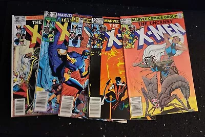 Buy UNCANNY X-MEN #145, 149, 150, 159, 165 (Marvel Comics 1981) AVG F/VF • 40.21£