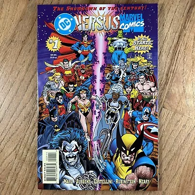 Buy DC Versus Marvel Comics #1 90’s DC Comics Marvel Comics Crossover 1996 NM- 🔥🔑 • 18.14£