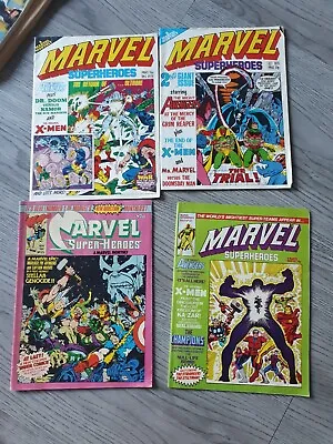 Buy 5 MARVEL SUPER-HEROES Marvel UK 1979 1981 RARE Bronze Age Magazine #371 #373 375 • 14.99£