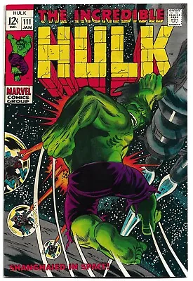 Buy Incredible Hulk #111 (Marvel 1969) ** Stan Lee ** Very Good ** • 24.24£