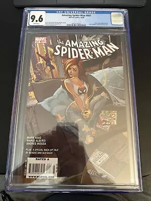 Buy Amazing Spider-Man #601 CGC 9.6 J Scott Campbell Cover Mary Jane Marvel 2009 • 278.02£