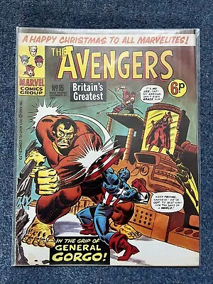 Buy Marvel UK, Avengers # 15 Christmas Edition, General Gorgo • 2.99£