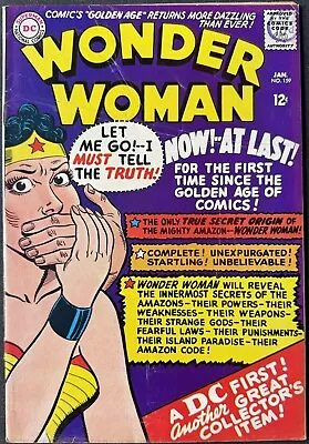 Buy Wonder Woman #159 Origin VG/FN Condition 1966 • 24.95£