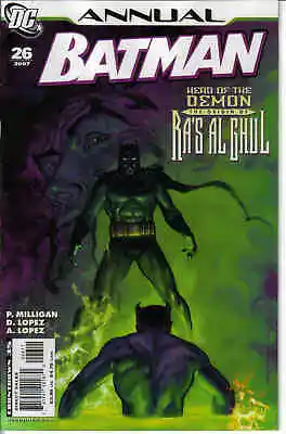 Buy Batman Annual #26 / Origin Of Ra's Al Ghul / Dc Comics 2007 • 10.40£