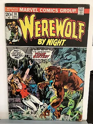 Buy 1973 Werewolf By Night #10 Marvel 1st Appearance The Committee Team • 7.99£