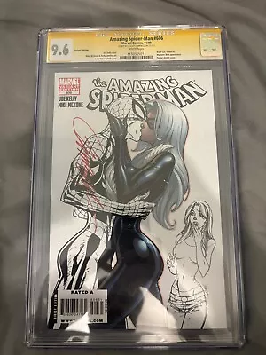Buy Amazing Spiderman 606 CGC SS 9.6 - Signed By J Scott Campbell - Sketch Variant • 200£