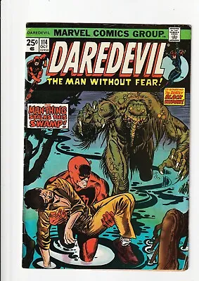 Buy Daredevil #114 First Appearance Of Death-Stalker VF- / 7.5 1974 Marvel Comics • 12.86£