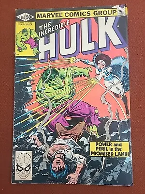 Buy The Incredible Hulk Vol 1 256  Marvel (1981) 1st Sabra • 6.39£