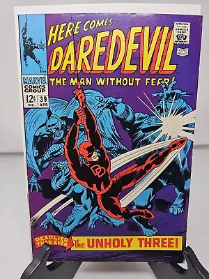 Buy DAREDEVIL #39- Marvel 1968 1ST Appearance Of The Exterminator 6.5-7.0 • 19.98£