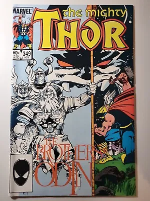 Buy Thor #349 Comic Book Origin Of Odinforce • 7.99£