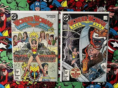 Buy Wonder Woman 1 2 7 8 9 26 200 HUGE Lot Of 36 DC Comics 1987 George Perez Rebirth • 236.53£