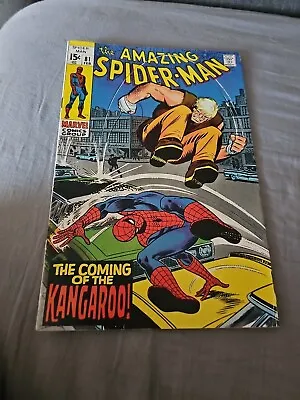 Buy 1970 Marvel Comics The Amazing Spider-Man #81 1st App The Kangaroo • 20.07£