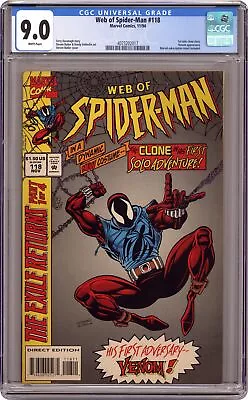 Buy Web Of Spider-Man #118D CGC 9.0 1994 4073202017 • 87.95£