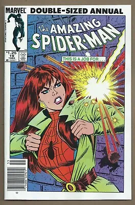 Buy 🔥amazing Spider-man Annual #19*marvel 1985*1st Alistaire Smythe*newsstand*vf* • 18.41£
