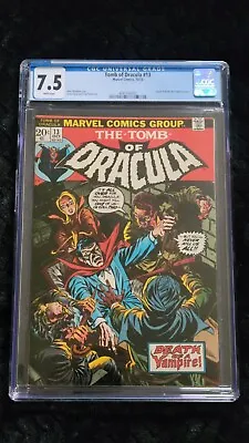 Buy Tomb Of Dracula #13 Origin Of Blade 1st Cameo Deacon Frost CGC 6.0 Marvel 1973 • 103.08£