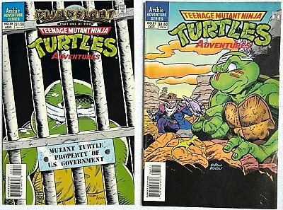Buy Set Of 2 Teenage Mutant Ninja Turtles Archie Comics - #59, 61 • 22.49£