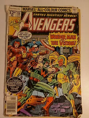 Buy Avengers  #158 . 1st Appearance And Origin Of Graviton. Wonder Man Vs Vision  • 7£