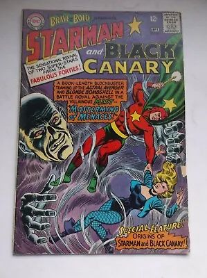 Buy Dc: The Brave And The Bold #61, Starman & Black Canary Team-up, 1965, Vg (4.0)!! • 20.01£