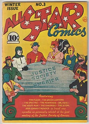 Buy Don Maris Reprint: All Star Comics #3 (1940/1975)  (Don Maris 1975)     VF/NM • 29.95£