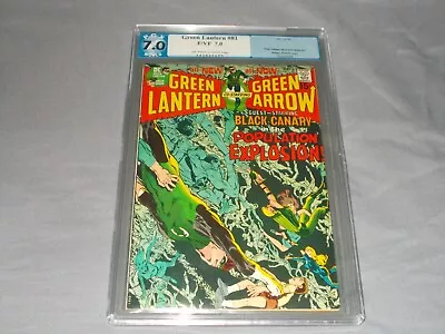 Buy Green Lantern/Green Arrow #81 PGX 7.0 F/VF (DC - 12/70) Adams! O`Neil!(Like CGC) • 49.81£