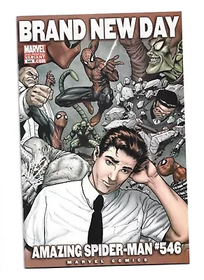 Buy Amazing Spider-man #546, NM- 9.2, 2nd Print; 1st Mister Negative, Lily Hollister • 15.42£