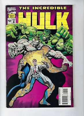 Buy Incredible Hulk # 425 Marvel Fall Of The Pantheon Part 2 Error Jan 1995 VF- • 4.95£