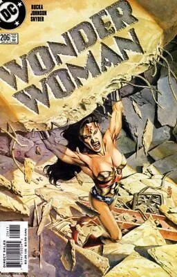Buy Wonder Woman (V2) #206 VF 2004 DC JG Jones Cover Comic Book • 3.17£