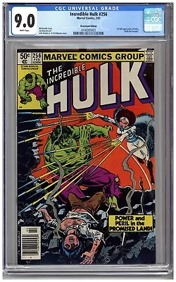 Buy Incredible Hulk # 256   CGC   9.0   VFNM   White Pgs   2/81   1st Full App. Of S • 134.40£