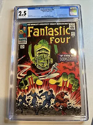 Buy Fantastic Four #49 (1st Galactus, 1st Cover Appearance Of Silver Surfer) CGC 2.5 • 399.76£
