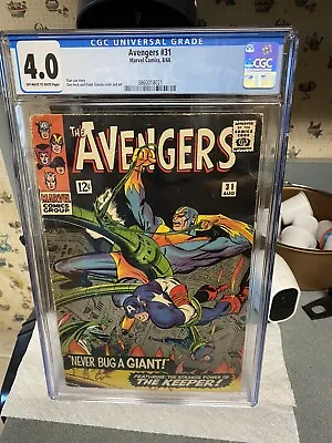 Buy Avengers #31 CGC 4.0..SILVER AGE ISSUE....NEVER Bug A GIANT..UNRESTORED • 71.69£