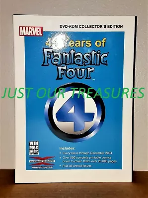Buy Marvel 44 Years Of Fantastic Four Collector's Edition (dvd-rom,2005)*new, Sealed • 80.74£